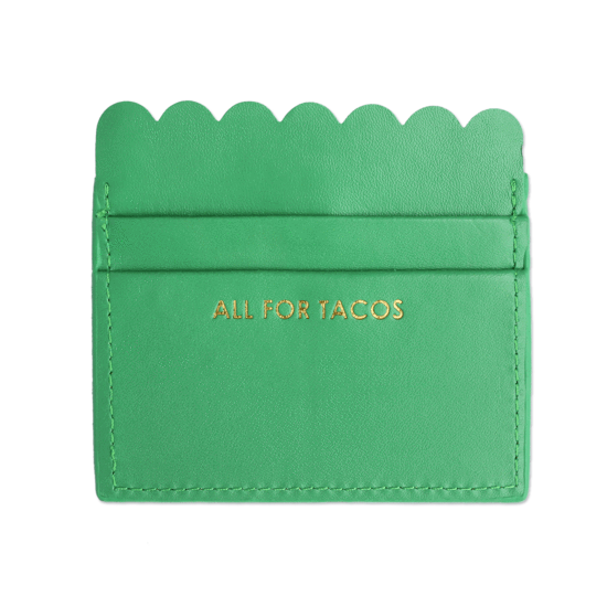 All For Tacos Scalloped Card Holder